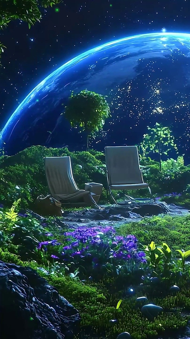 护眼星空夜景