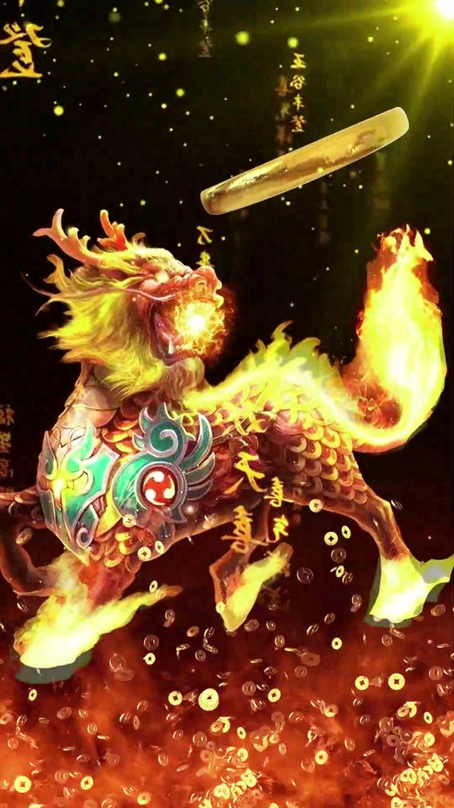 招财麒麟