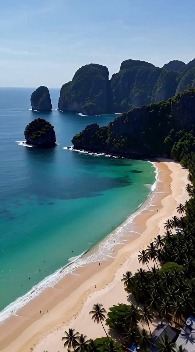 碧海椰林湾屿