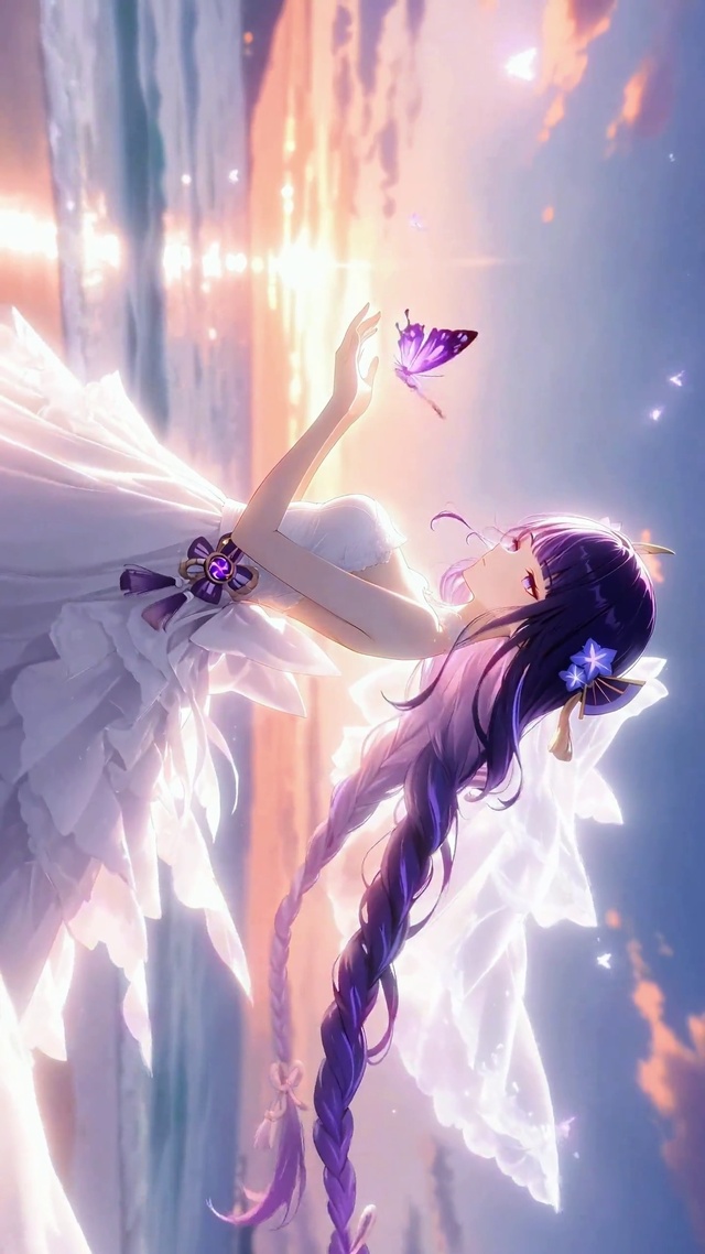 雷电将军丨紫纱夕照丨