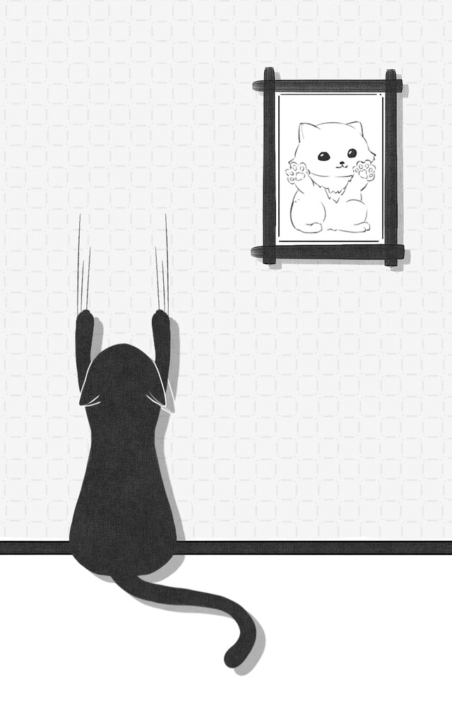 【动态壁纸】猫猫磨爪