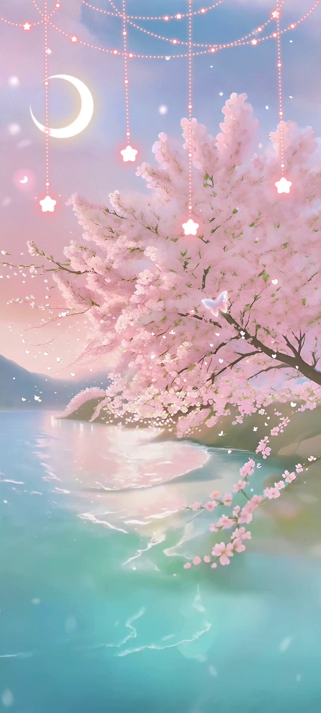 小清新唯美古风梨花花海