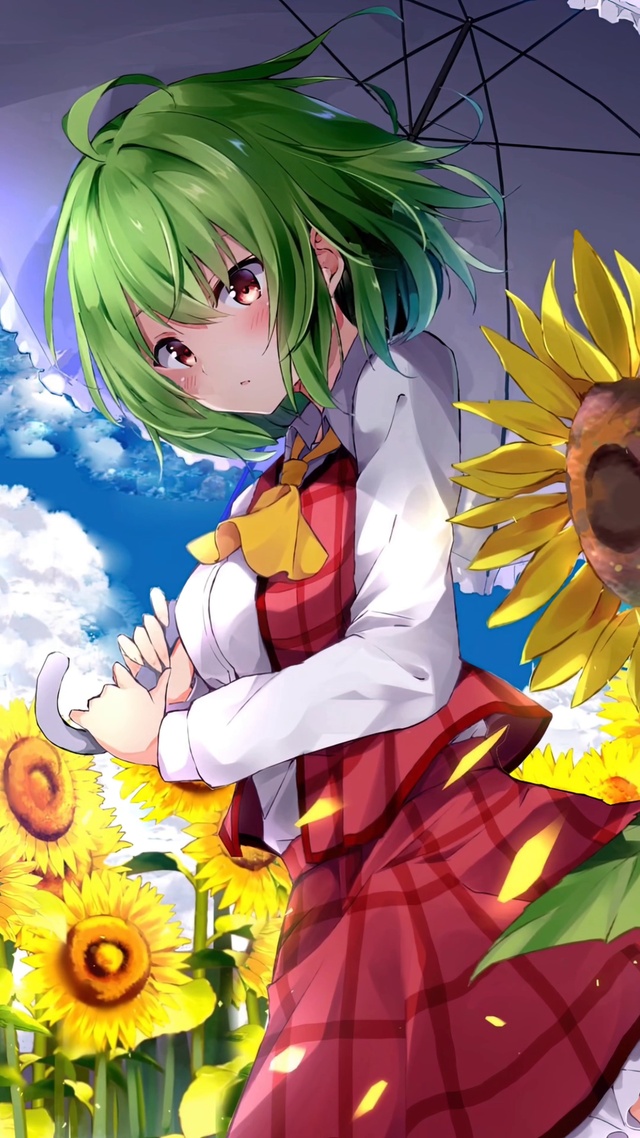 花海里的少女4k超清