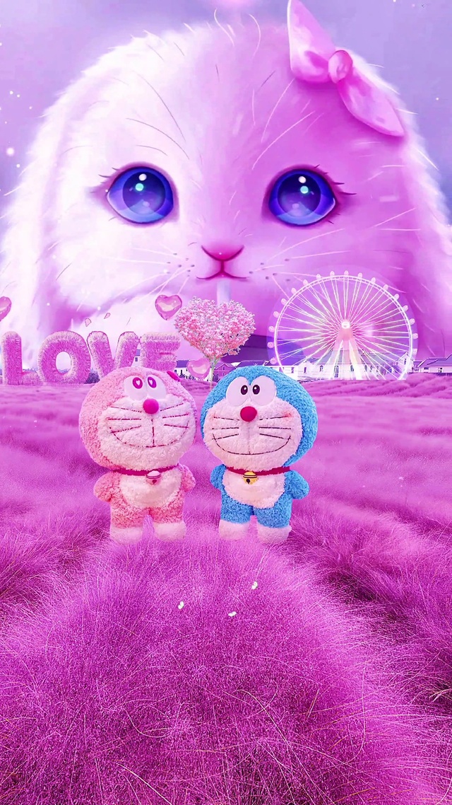 粉色可爱多啦A梦