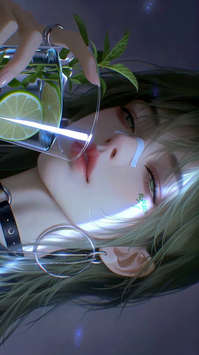 纯欲系夜色里的青柠香