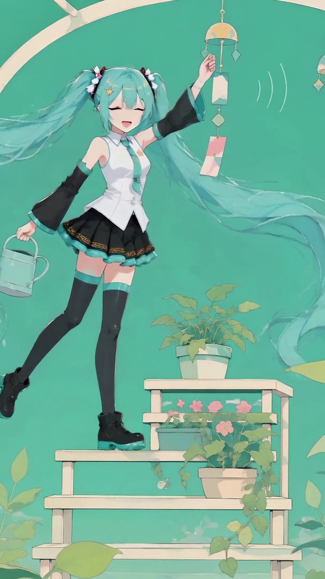 清新花房的初音未来