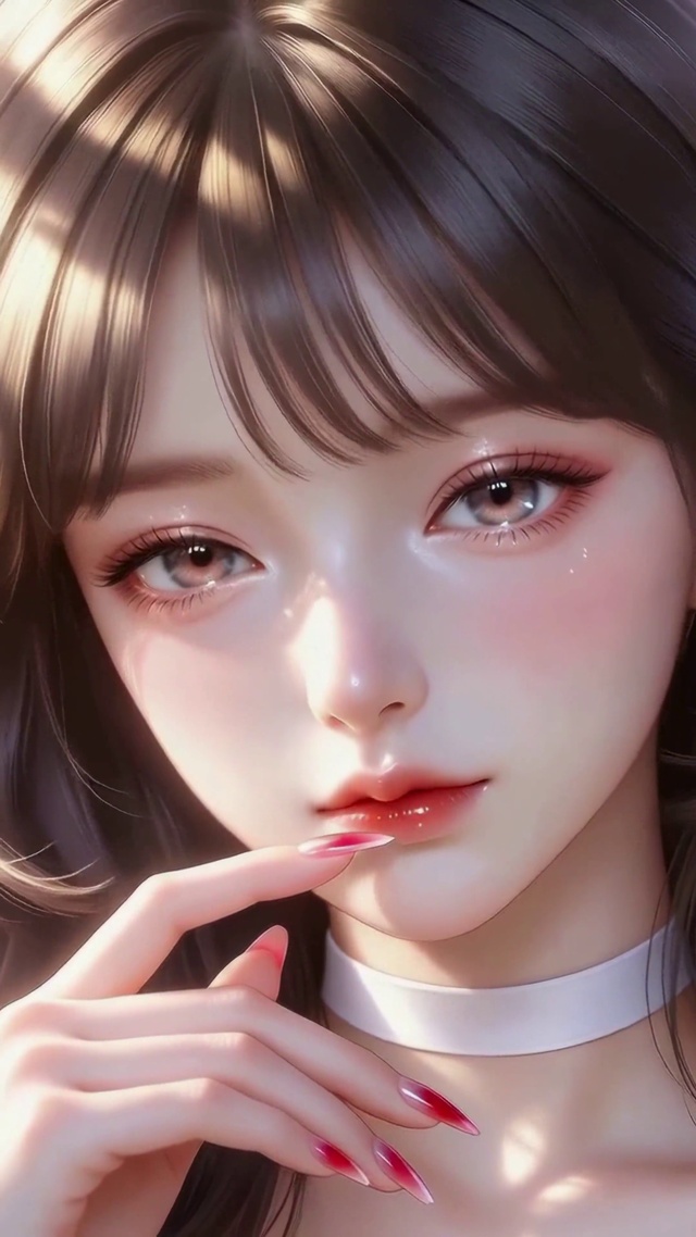 花海中的清纯美少女
