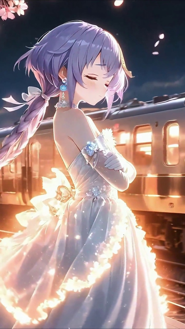 雪墨壁纸丨七七丨樱夜赴约丨