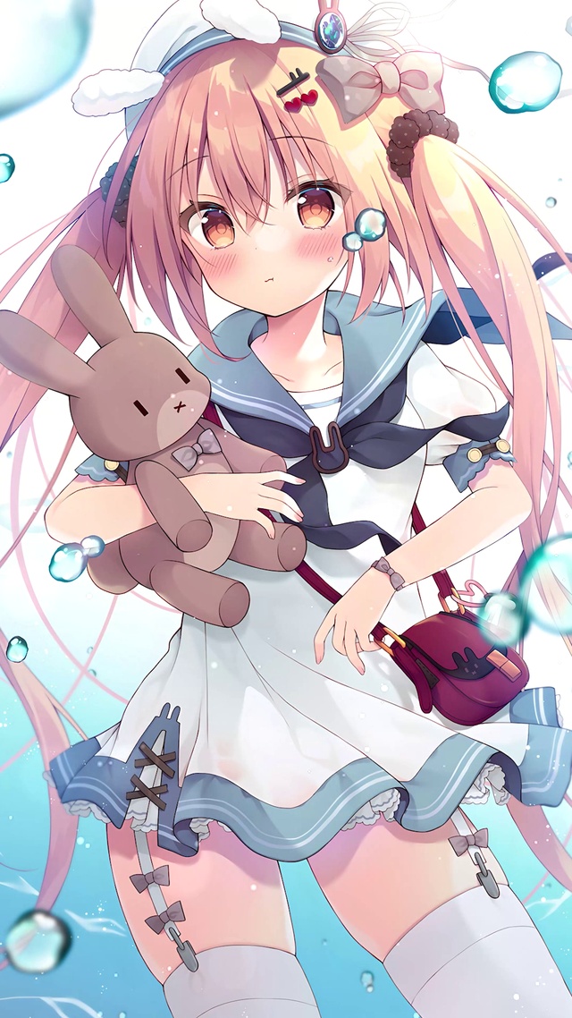 可爱萌系玩偶少女