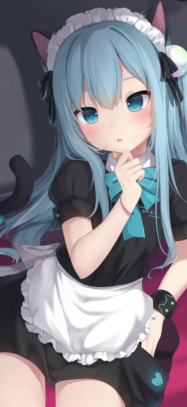 最最最可爱的女仆猫羽雫嗷，2K动态壁纸
原图画师Pixiv：甘城なつき
图片ID：77995894
动态效果制作：Ae小兔几
转载，请注明：原图画师，Ae小兔几，元气桌面