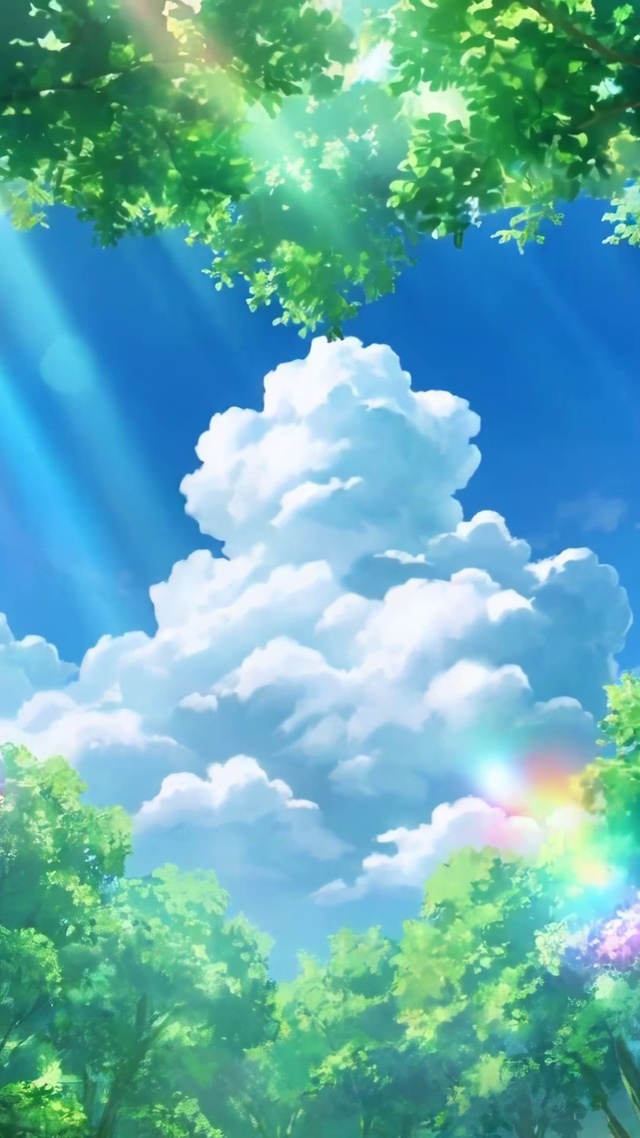 阳光与绿意的邂逅