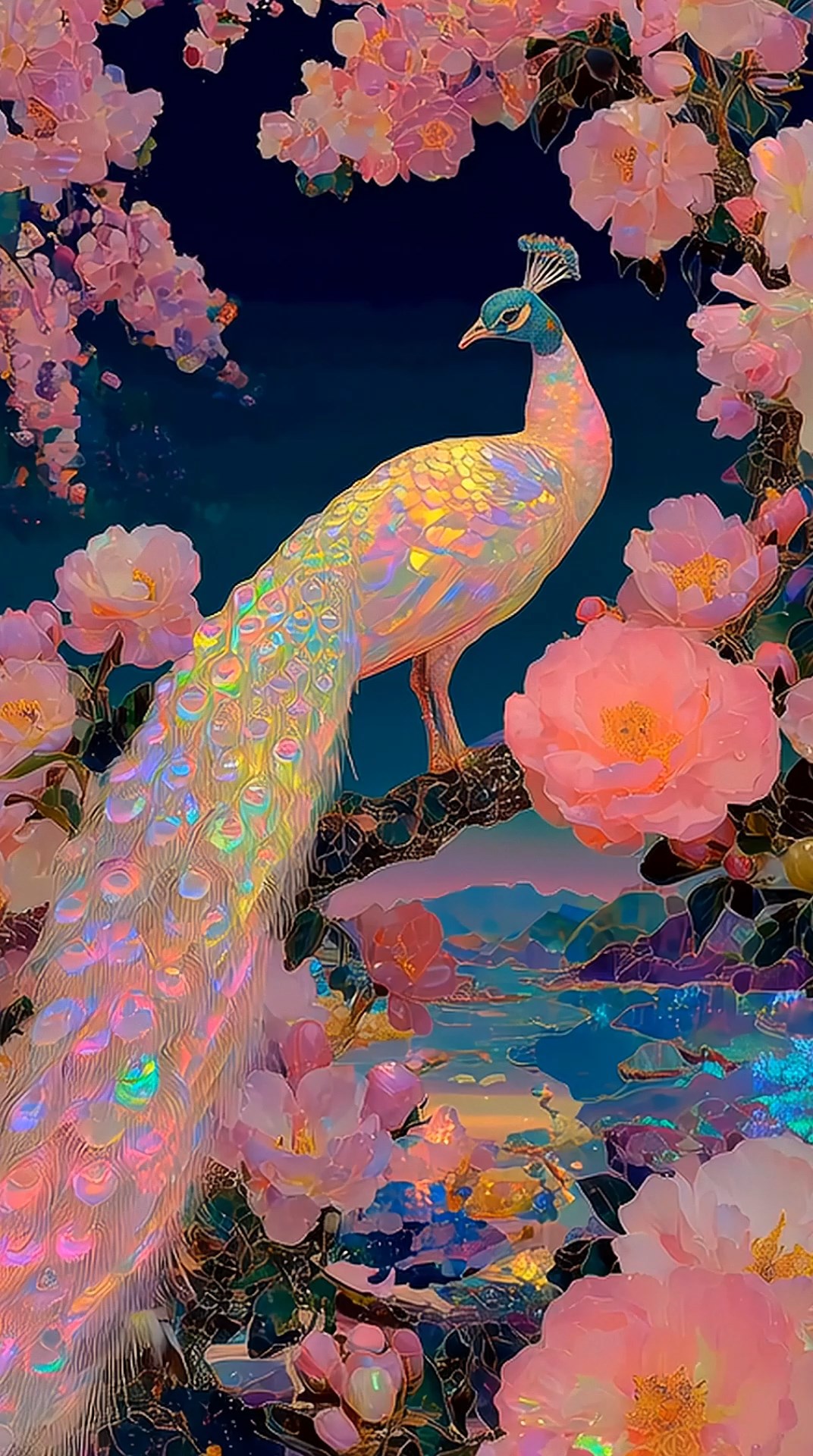 孔雀开屏