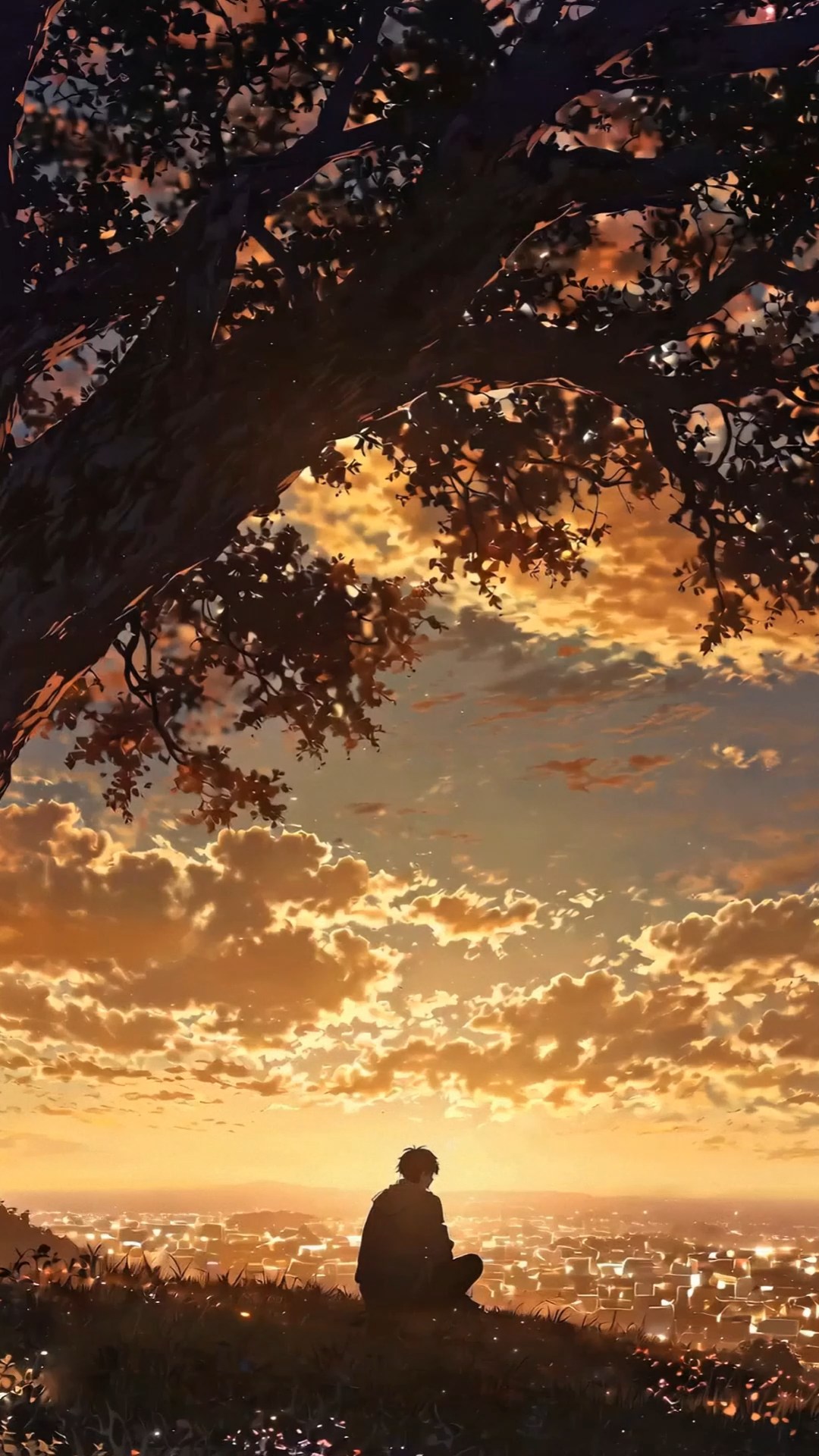 静静的看夕阳