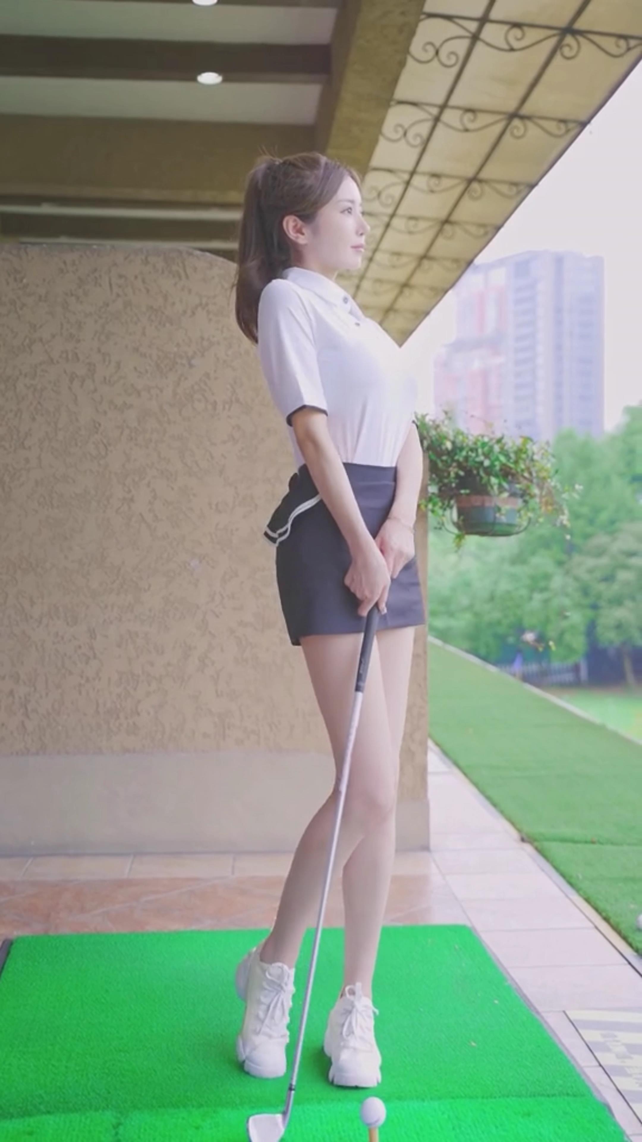 高尔夫美女