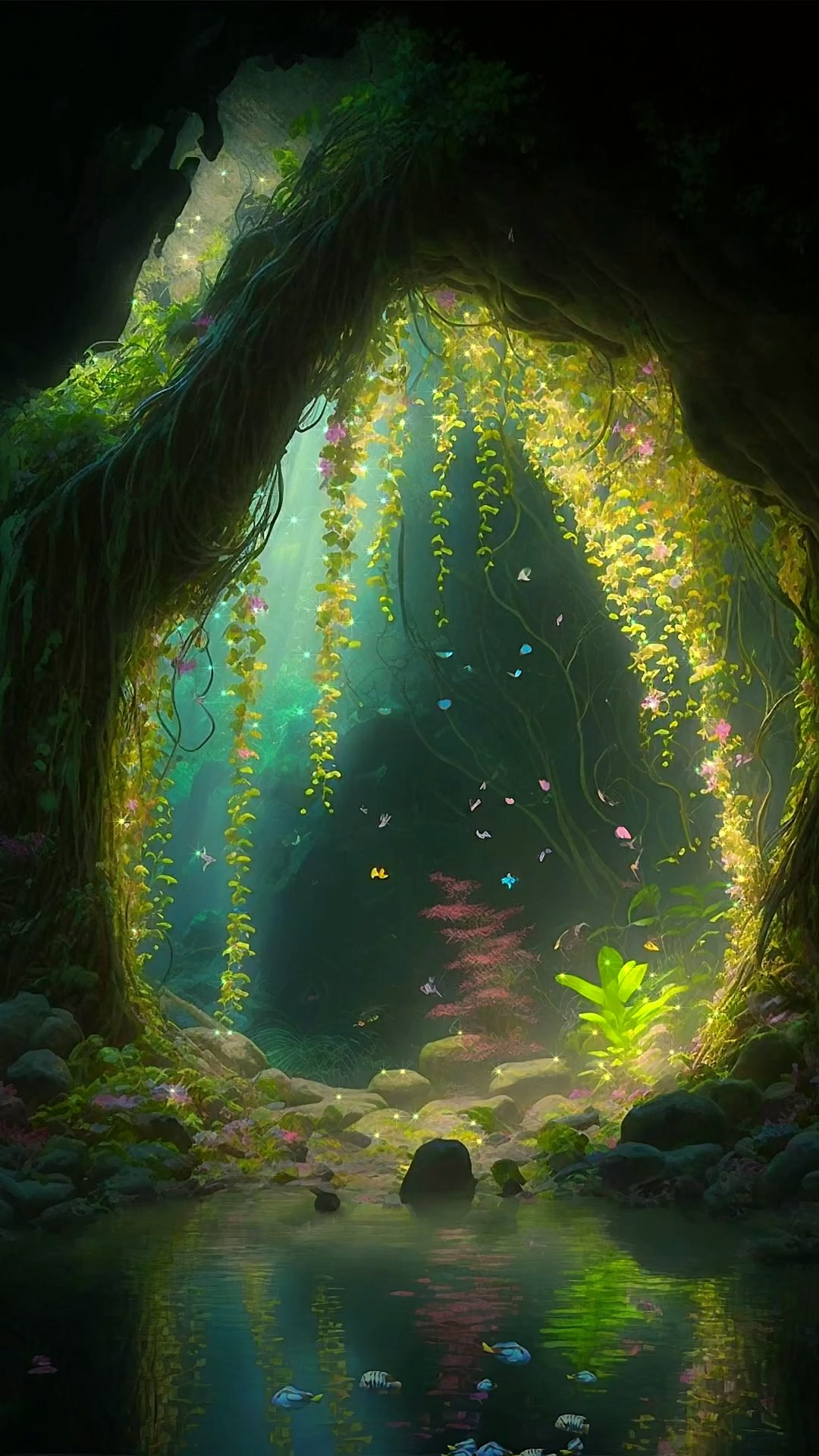 荧光山谷