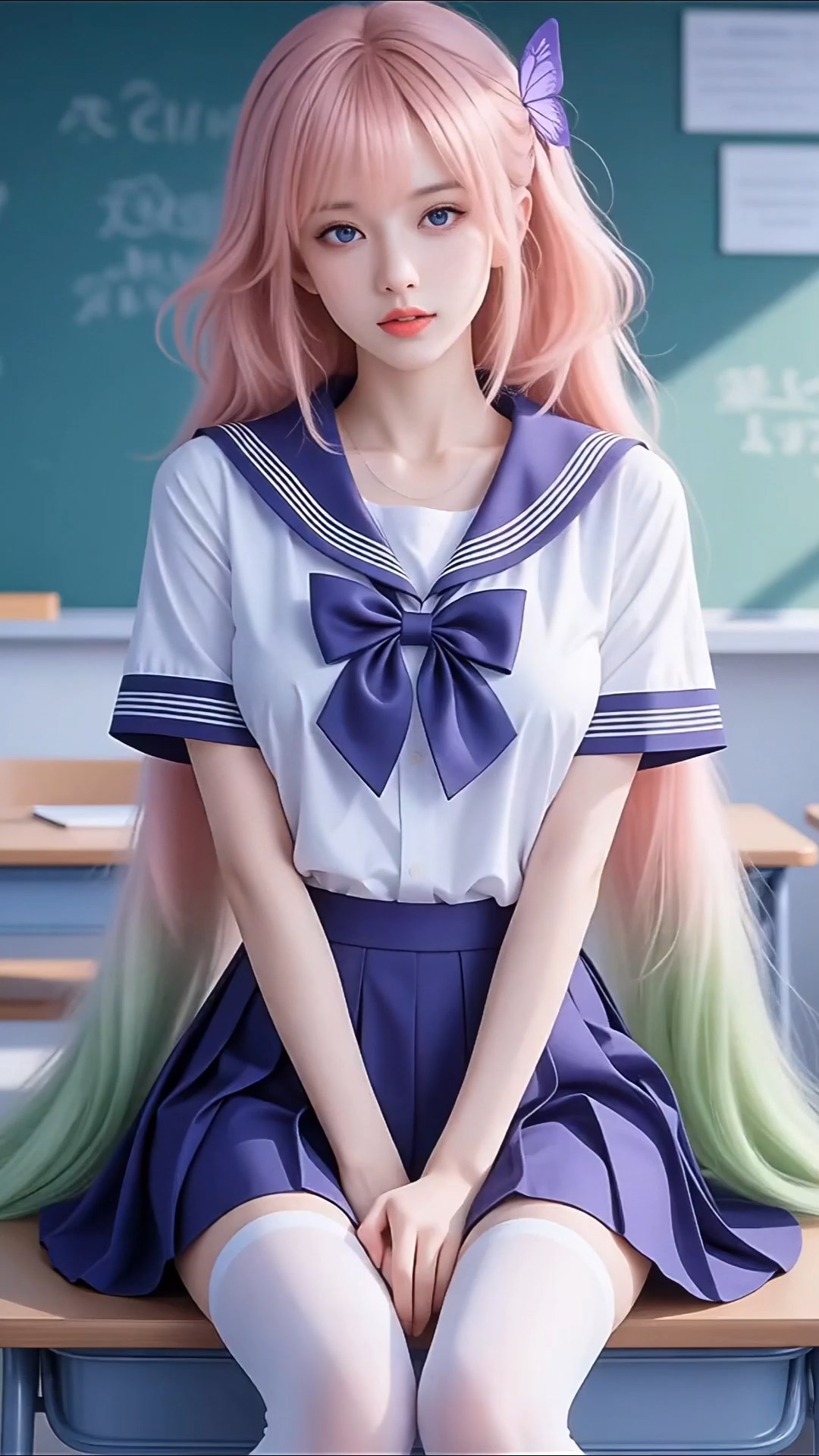 校园风女孩高清 4k
