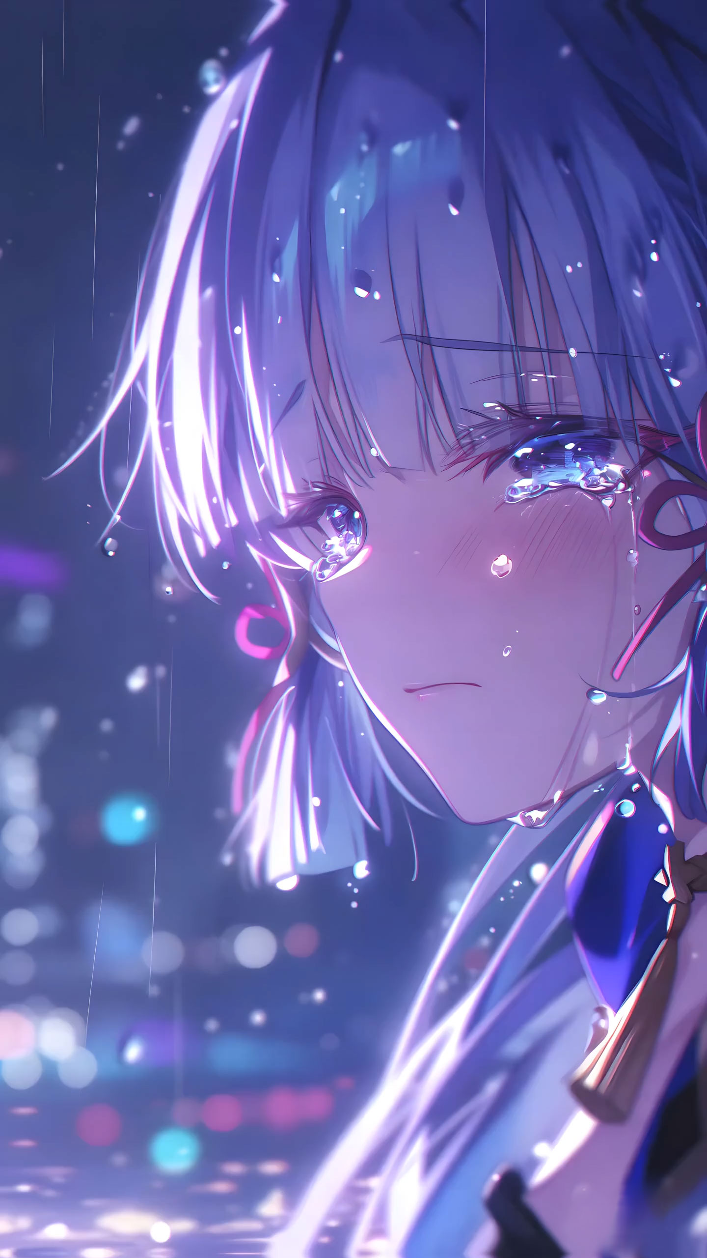 落泪的少女 