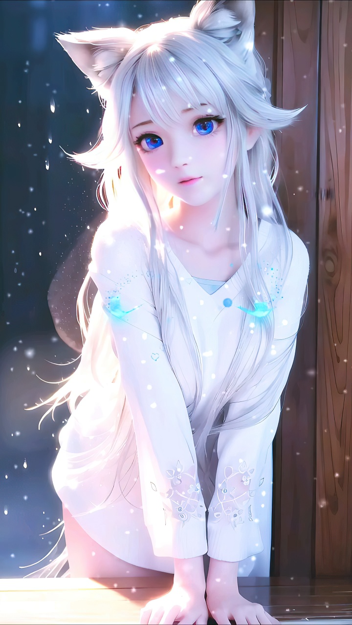 4K高清 白色小狐仙