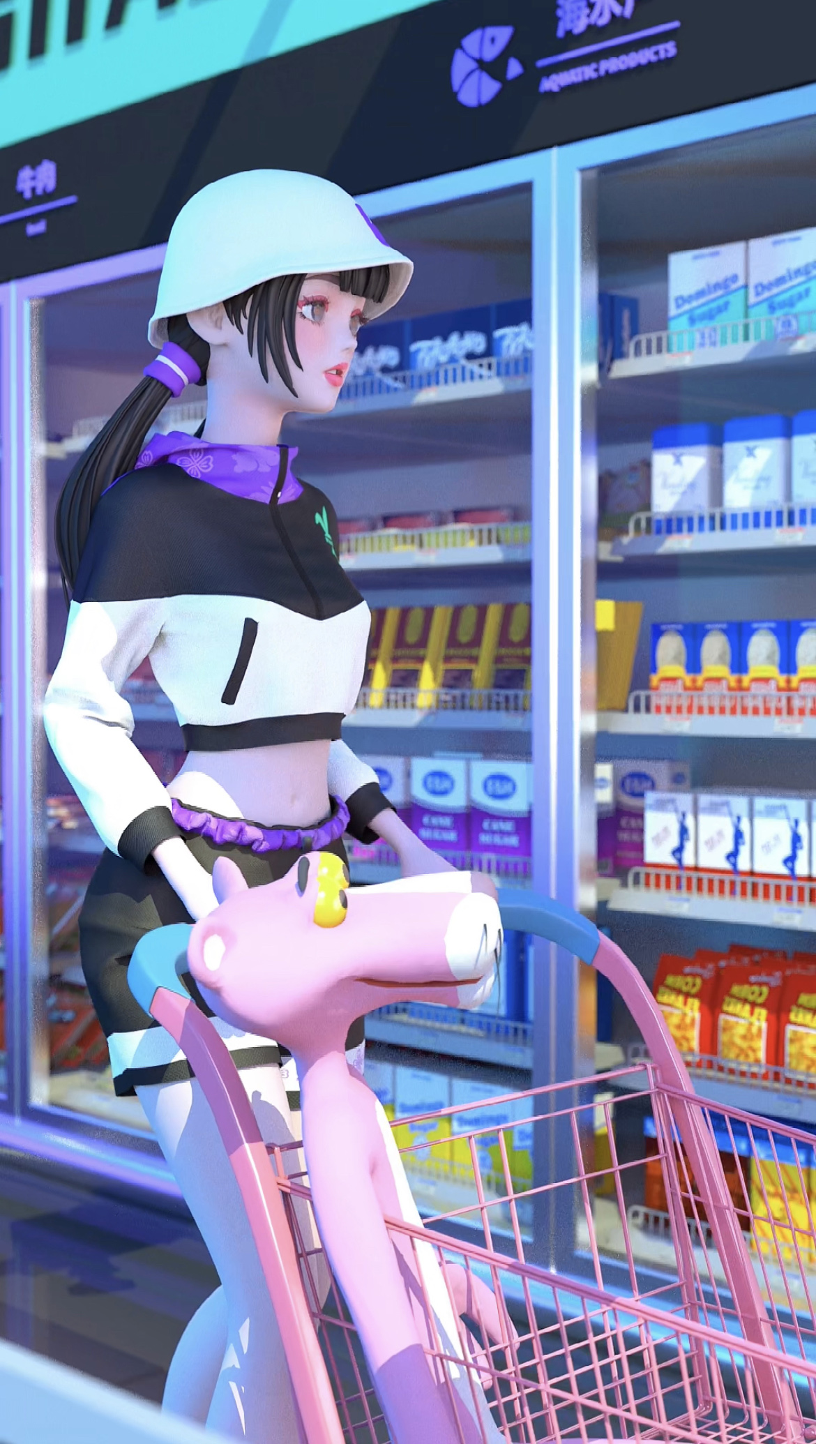 少女的超市日常