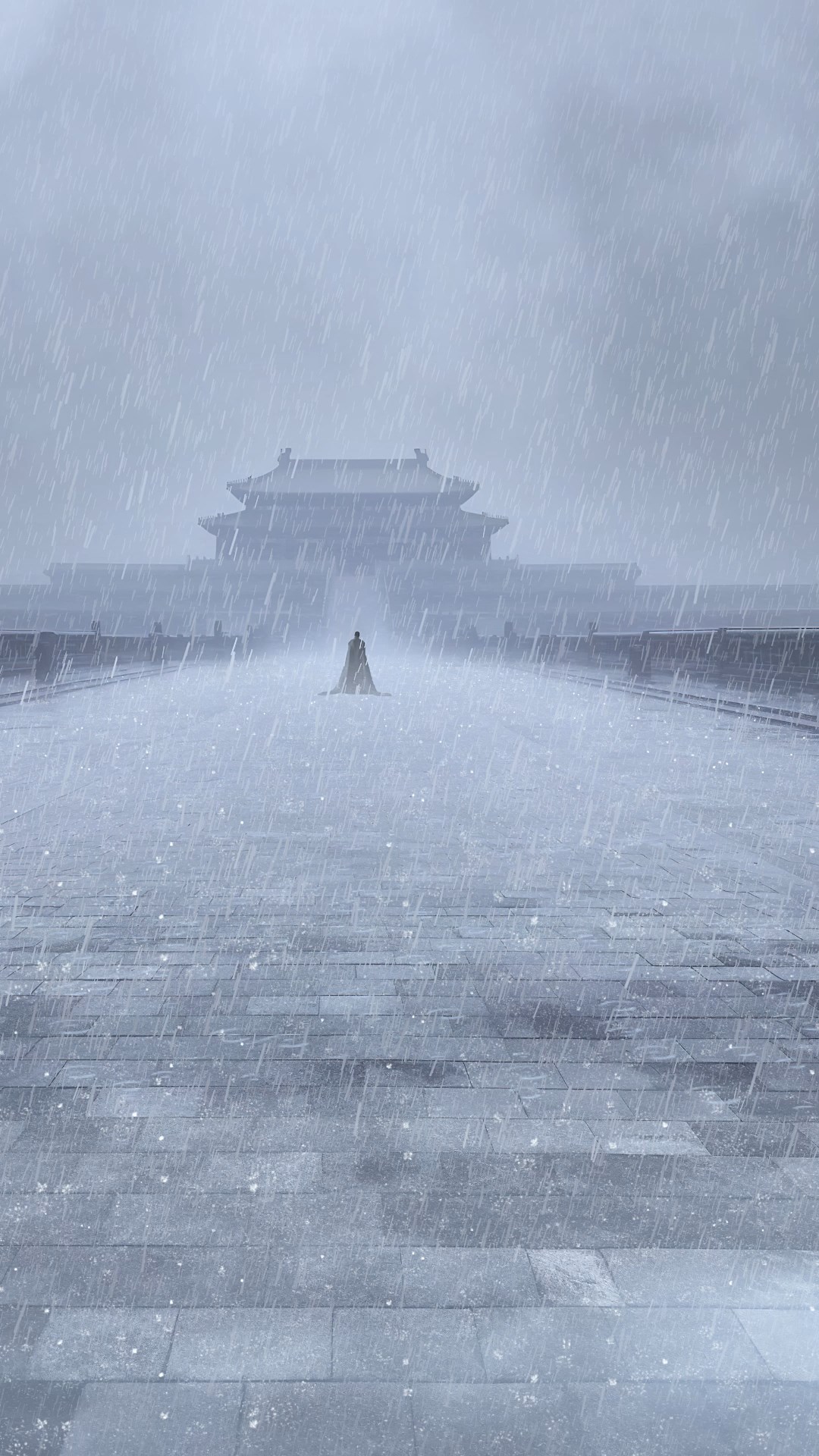 孤独雨景