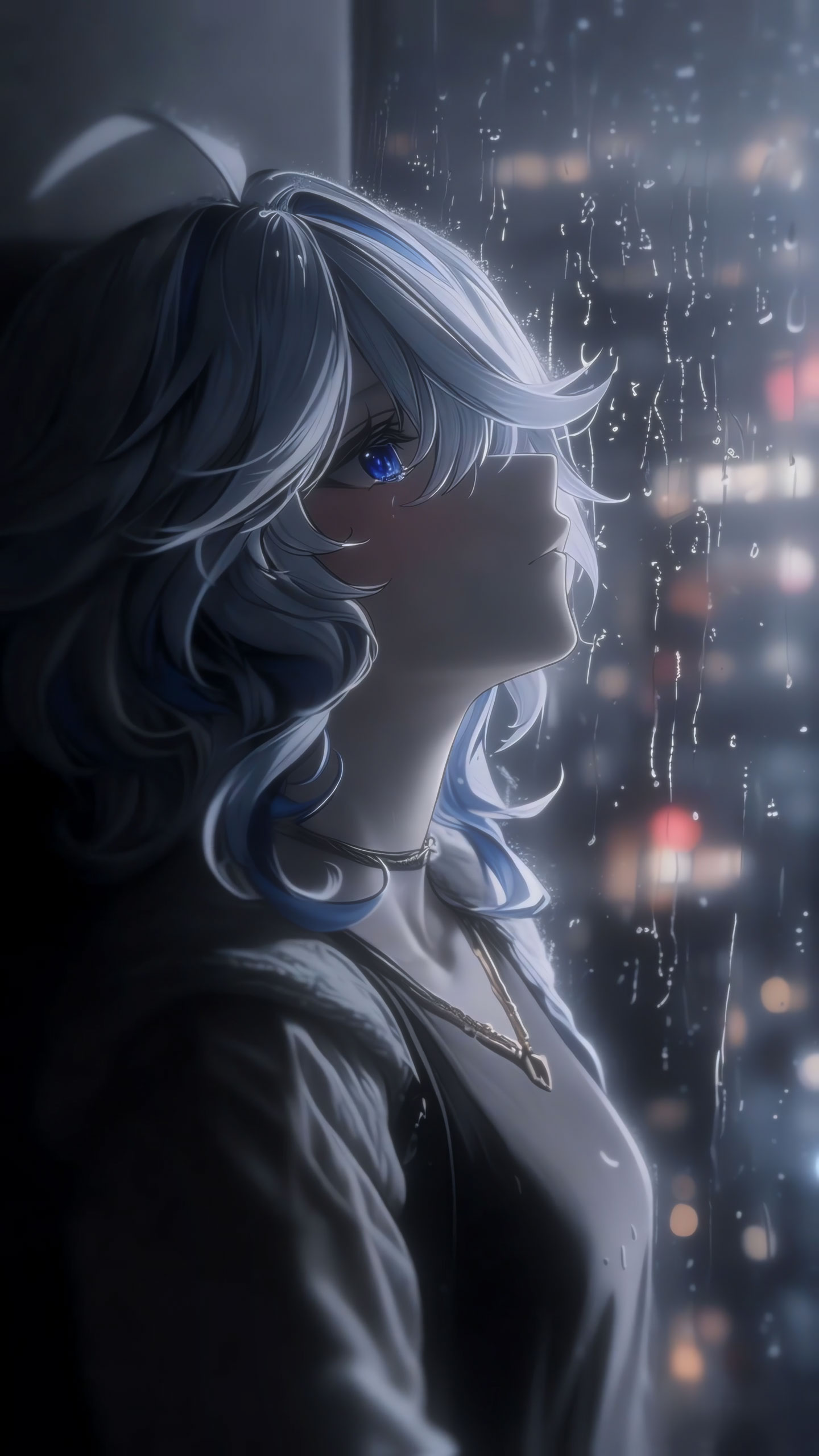 悲伤的芙宁娜/忧郁伤感少女