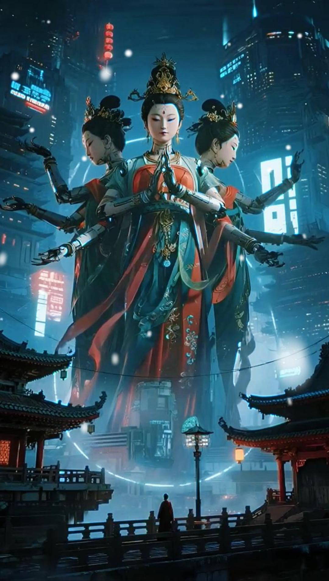 赛博千手观音