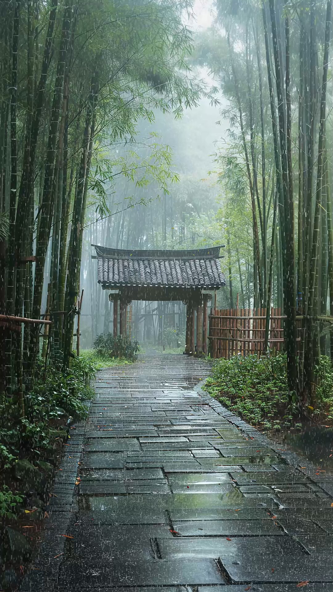 竹林细雨