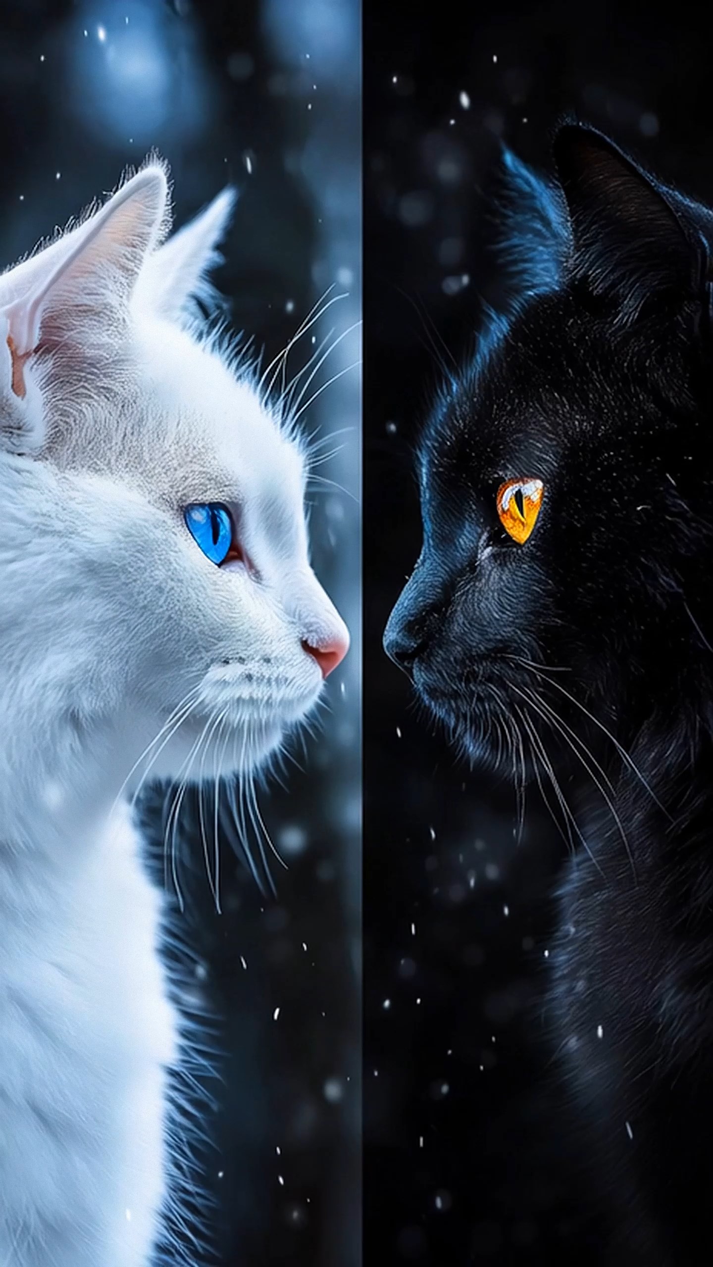 猫咪对视