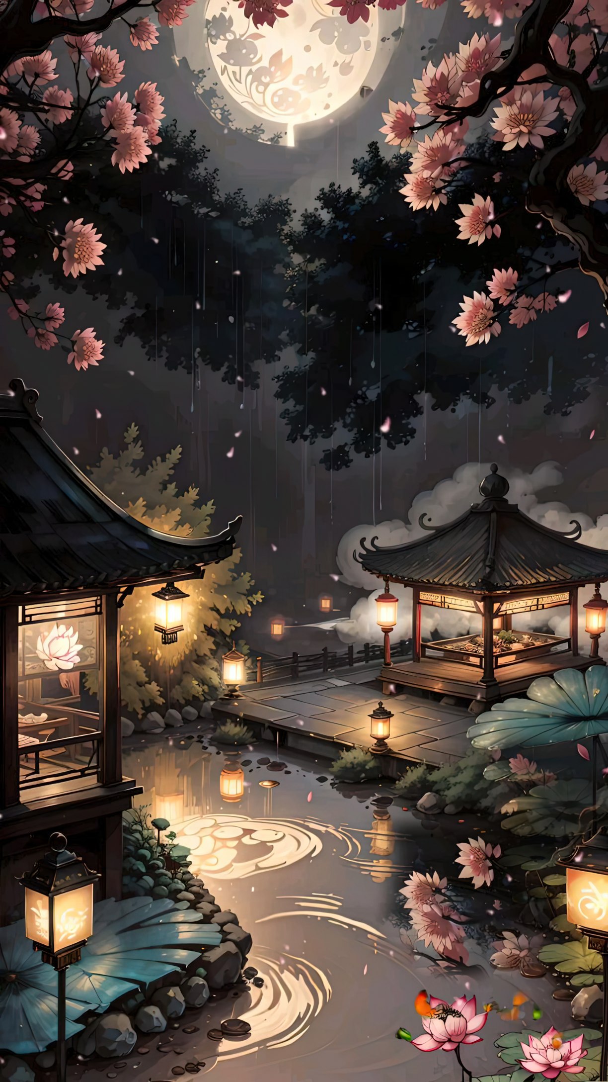 唯美小屋夜景