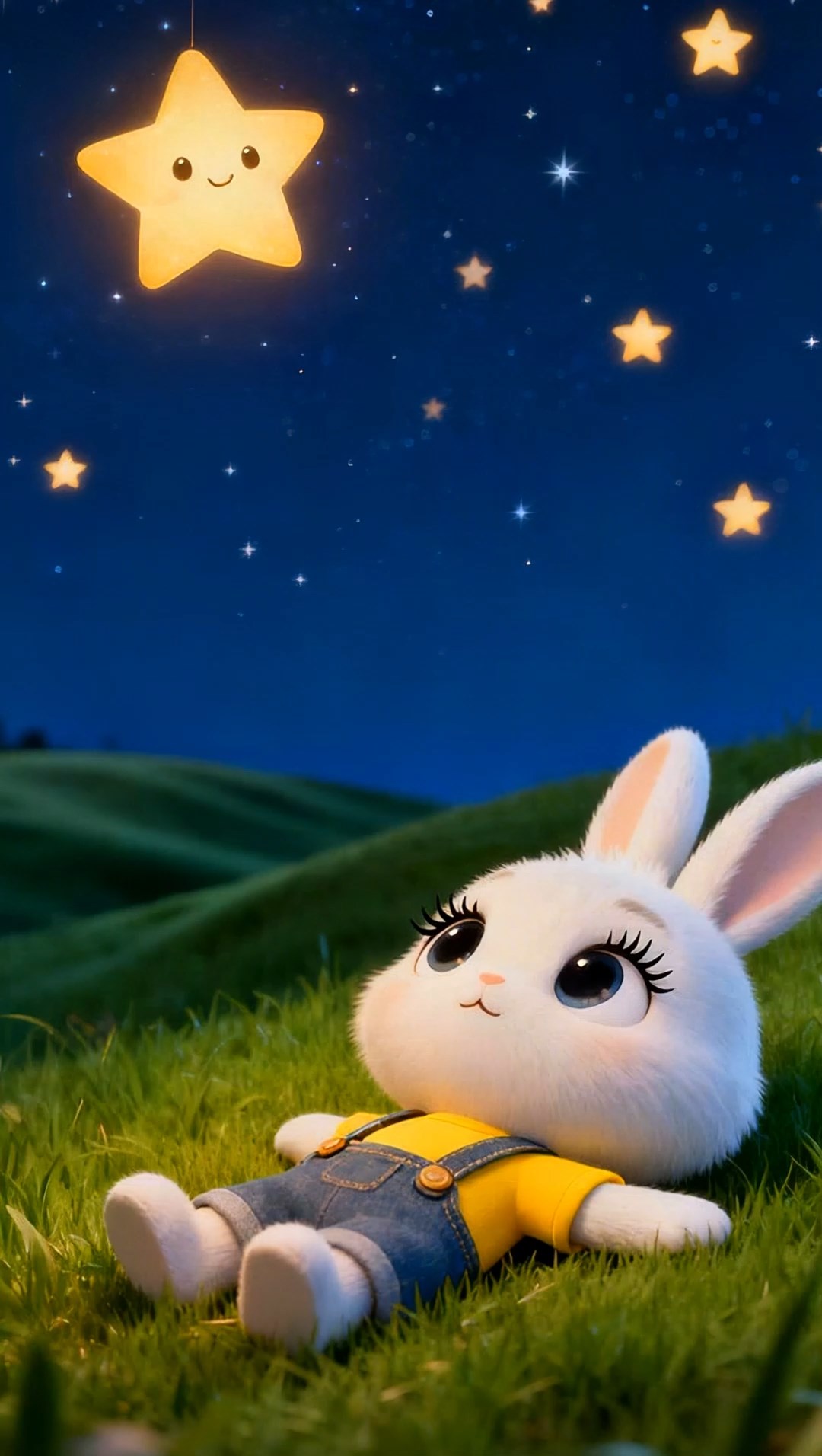 看星星的小兔子