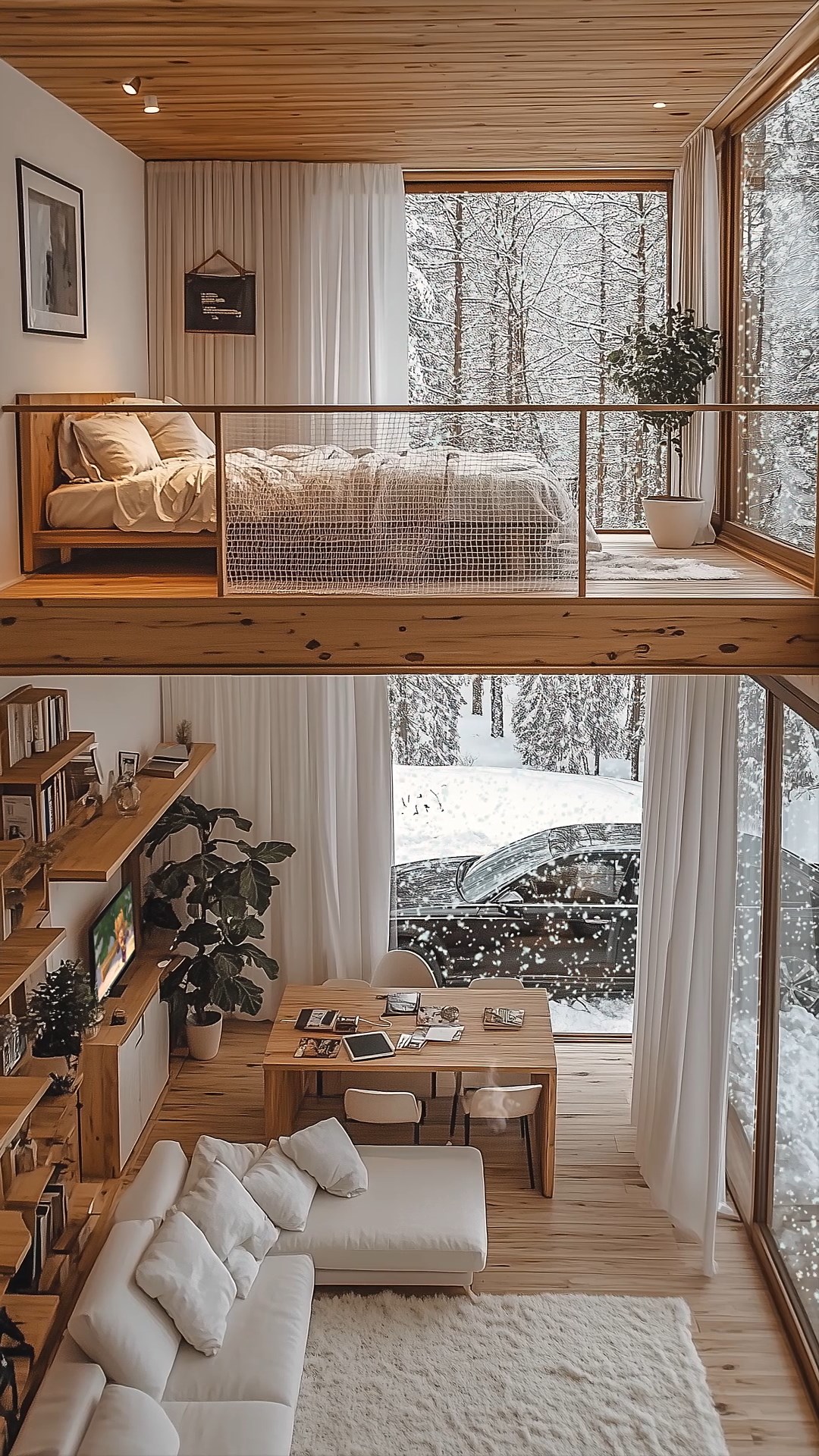 雪天的氛围感