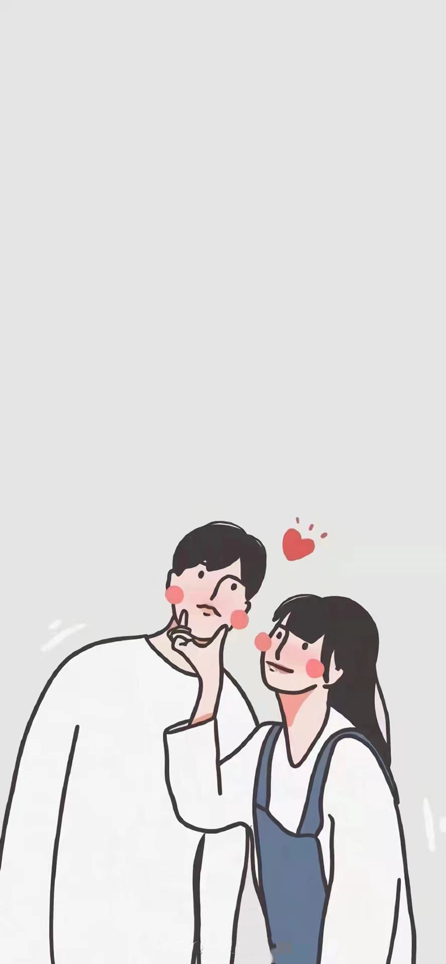 聊天背景圖可愛情侶
