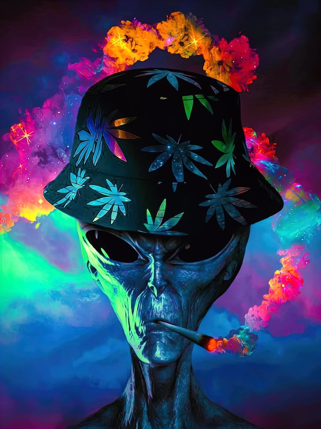 微信桌面壁紙UFO