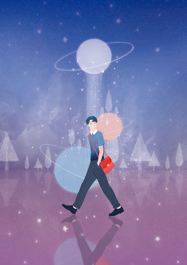 微信頭像壁紙雲階星河