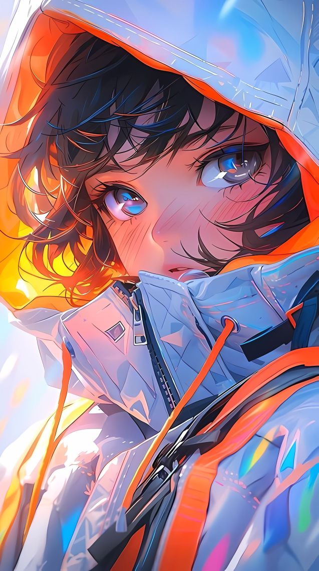 衝鋒服女孩