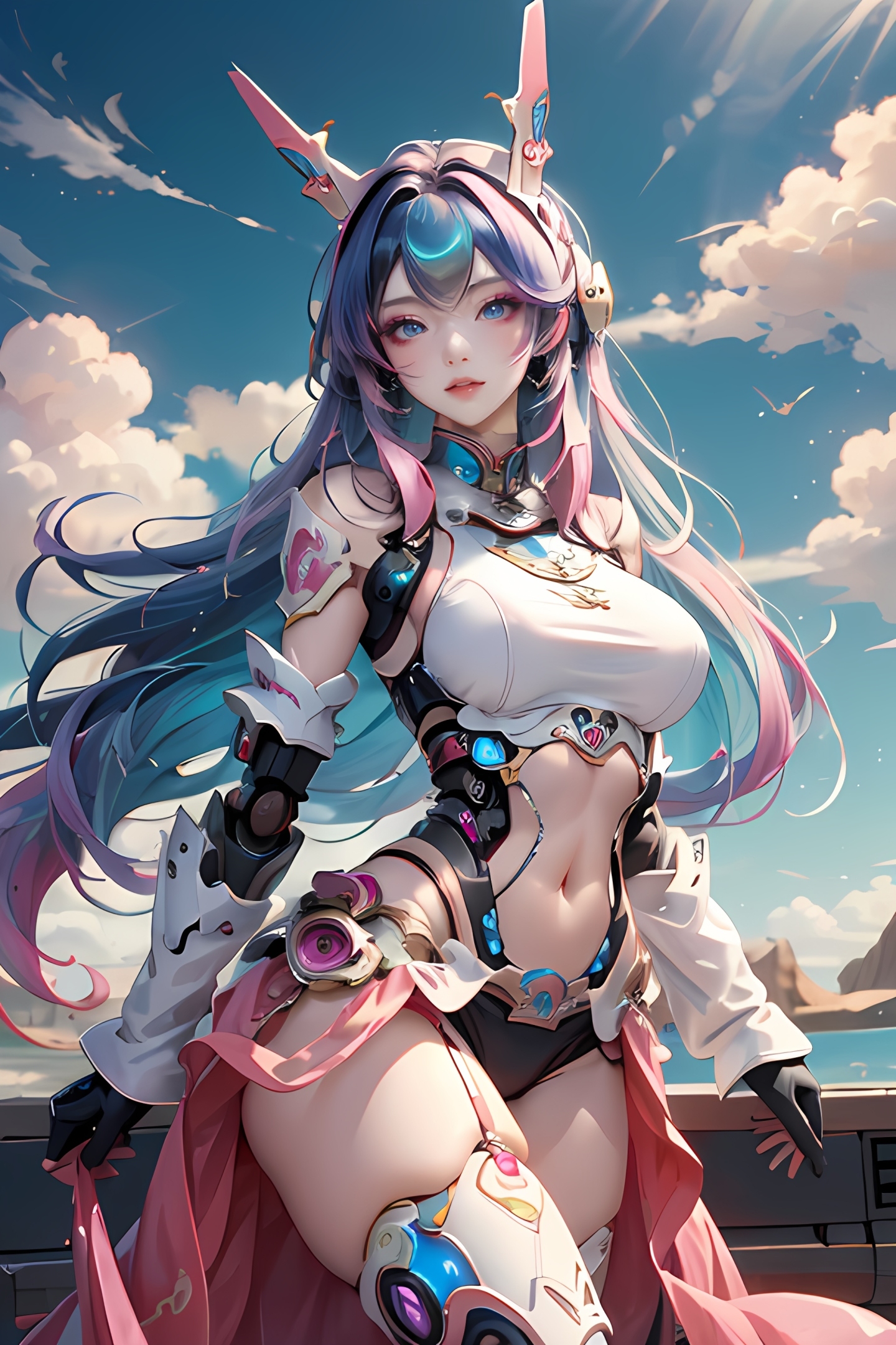 敦煌風機甲少女