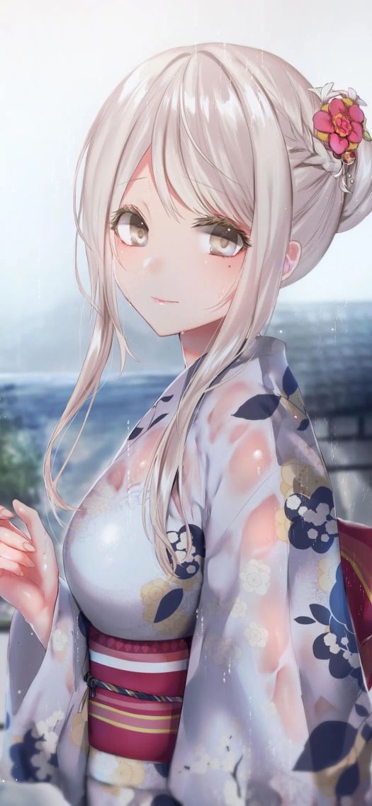 雨中少女