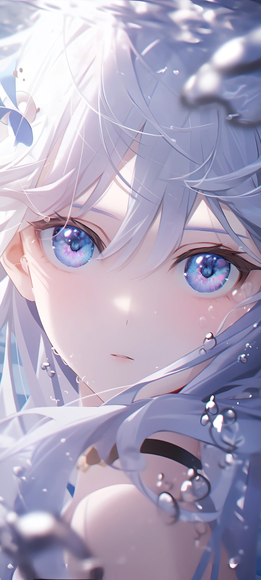 銀髮少女
