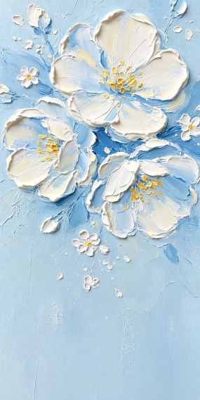 浮雕花朵