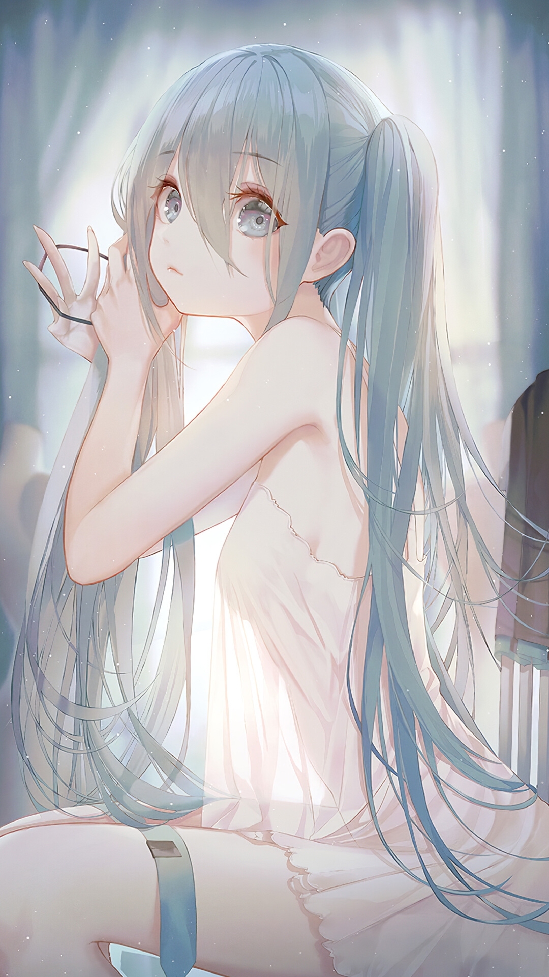 微信聊天背景圖片高清初音