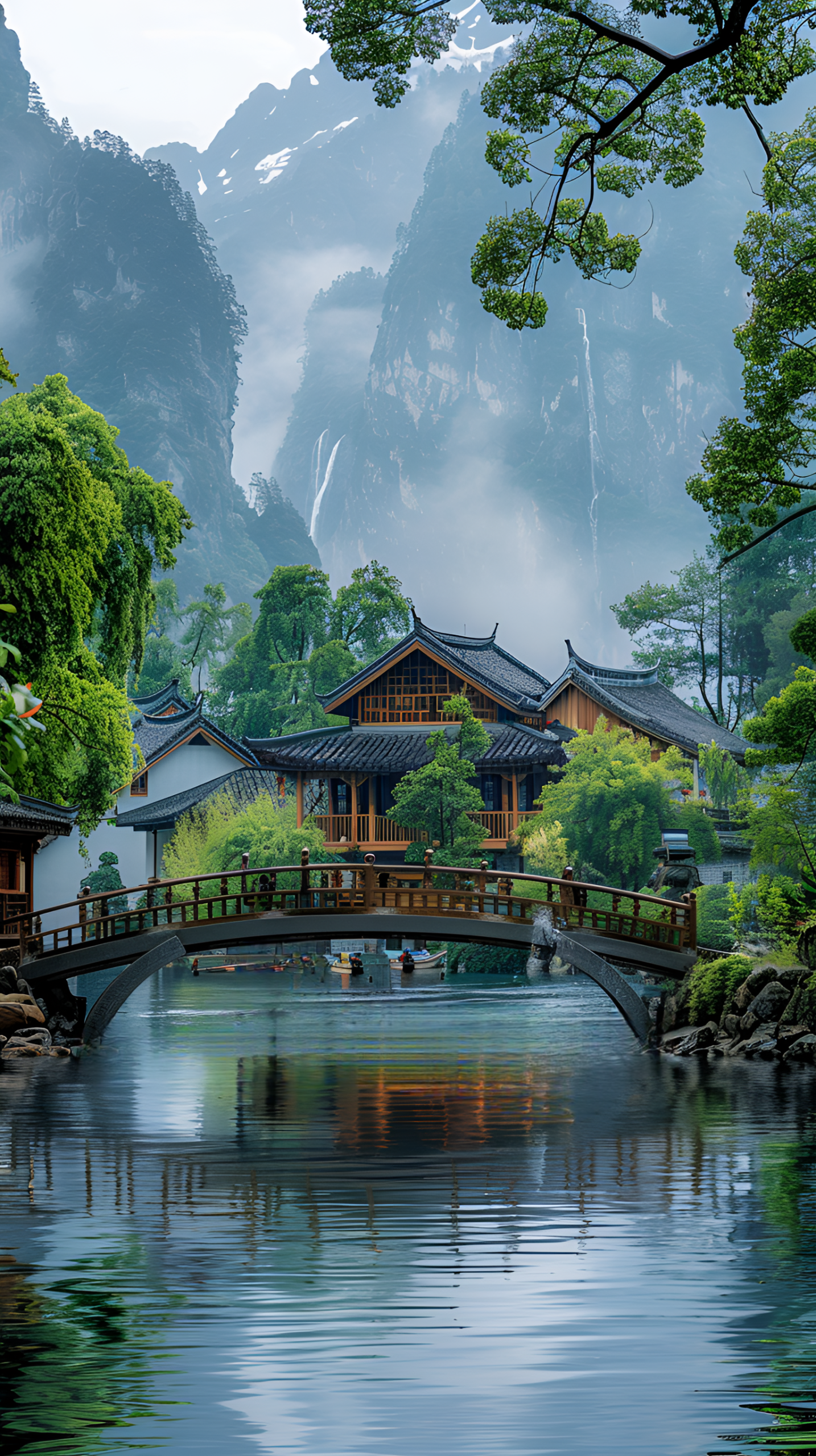 河邊古鎮