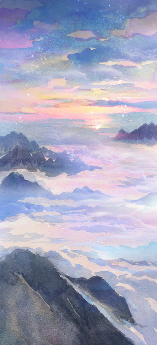 白色浮云微信图片背景