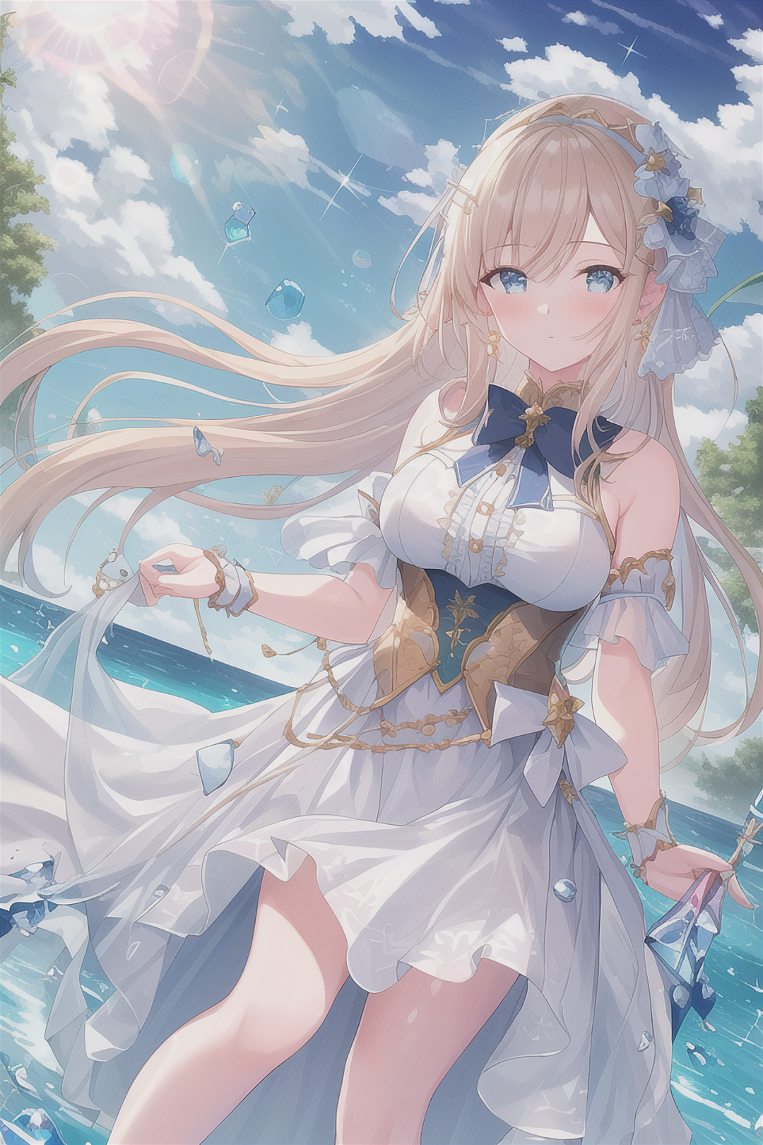 白衣少女