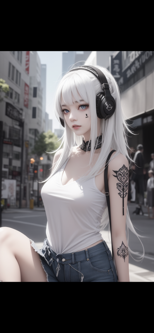冷御朋克少女