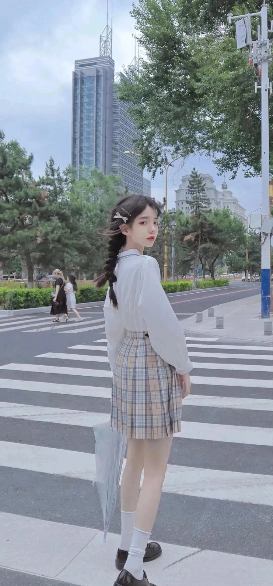 微信聊天壁紙小姐姐