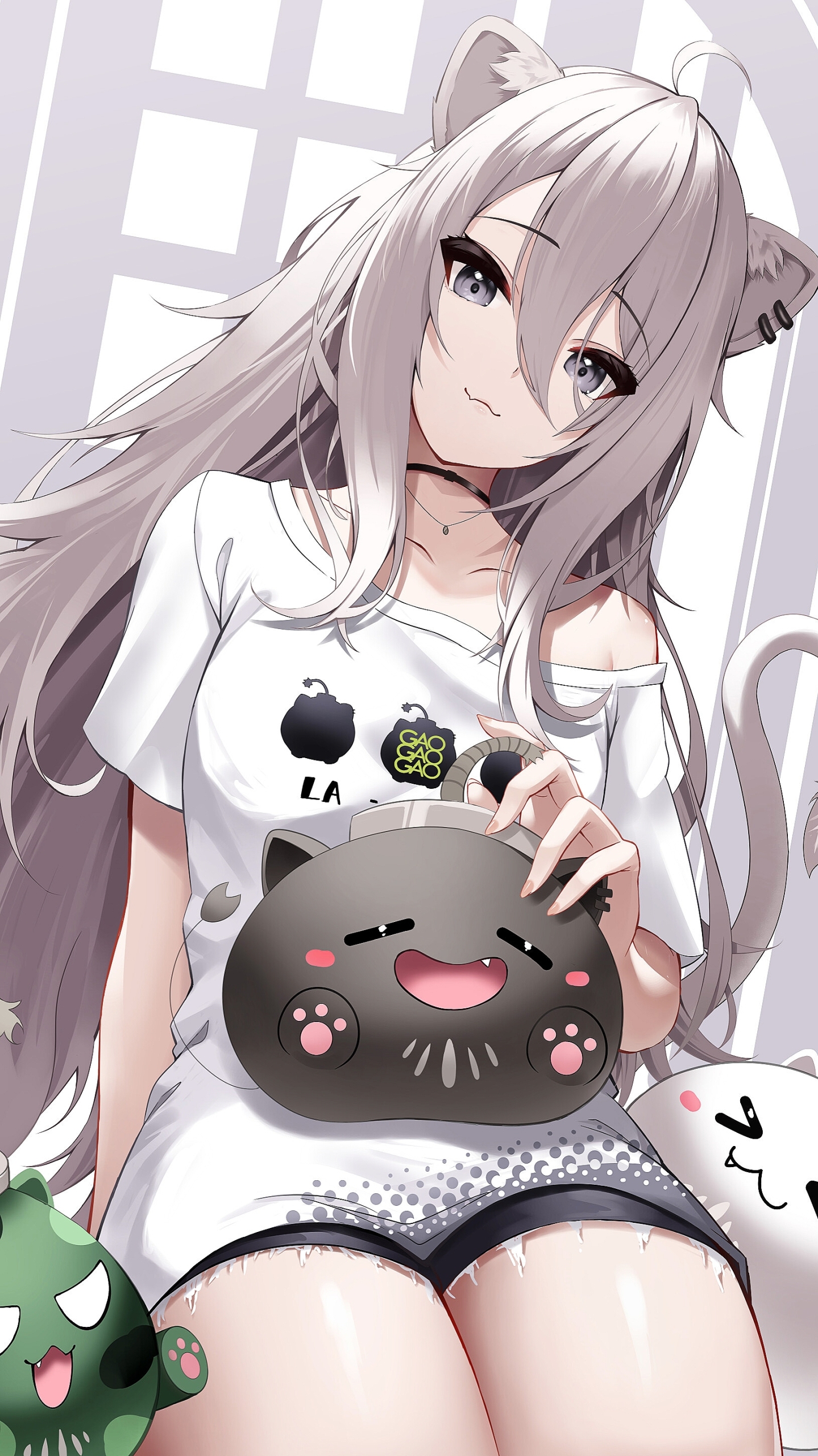 銀髮少女
