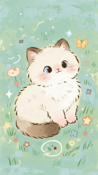 手绘猫咪 3