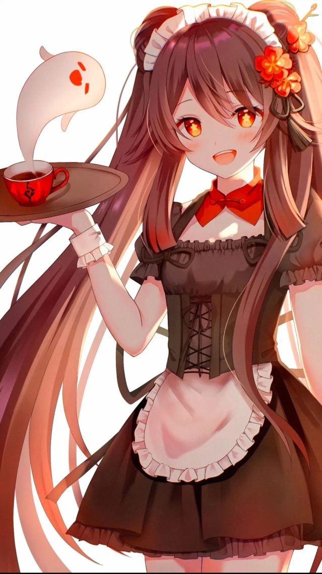 胡桃女仆高清手机壁纸