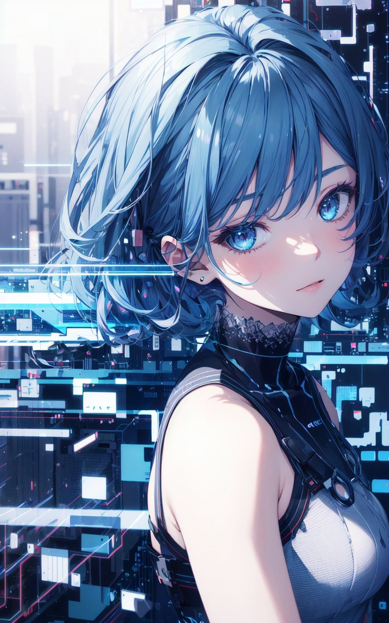4K 湛藍-少女