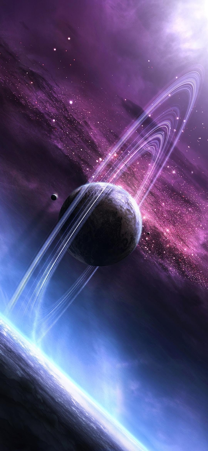 好看的微信壁紙星環